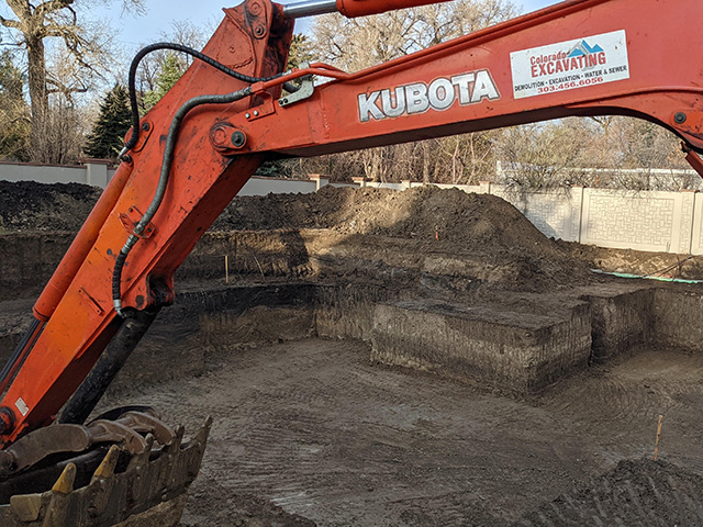 Colorado excavating, excavating denver, excavation contractor