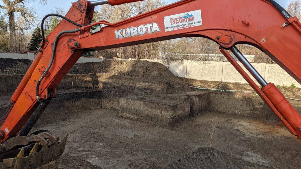 site preparation- colorado excavating